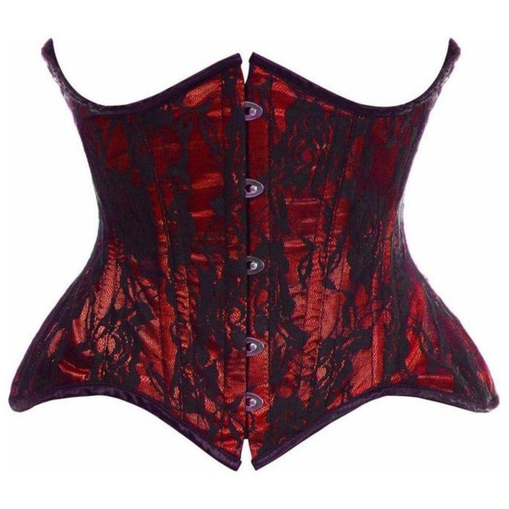 ON HOLD Daisy Corsets Lavish red and black lace underbust cincher NWT Size 5X